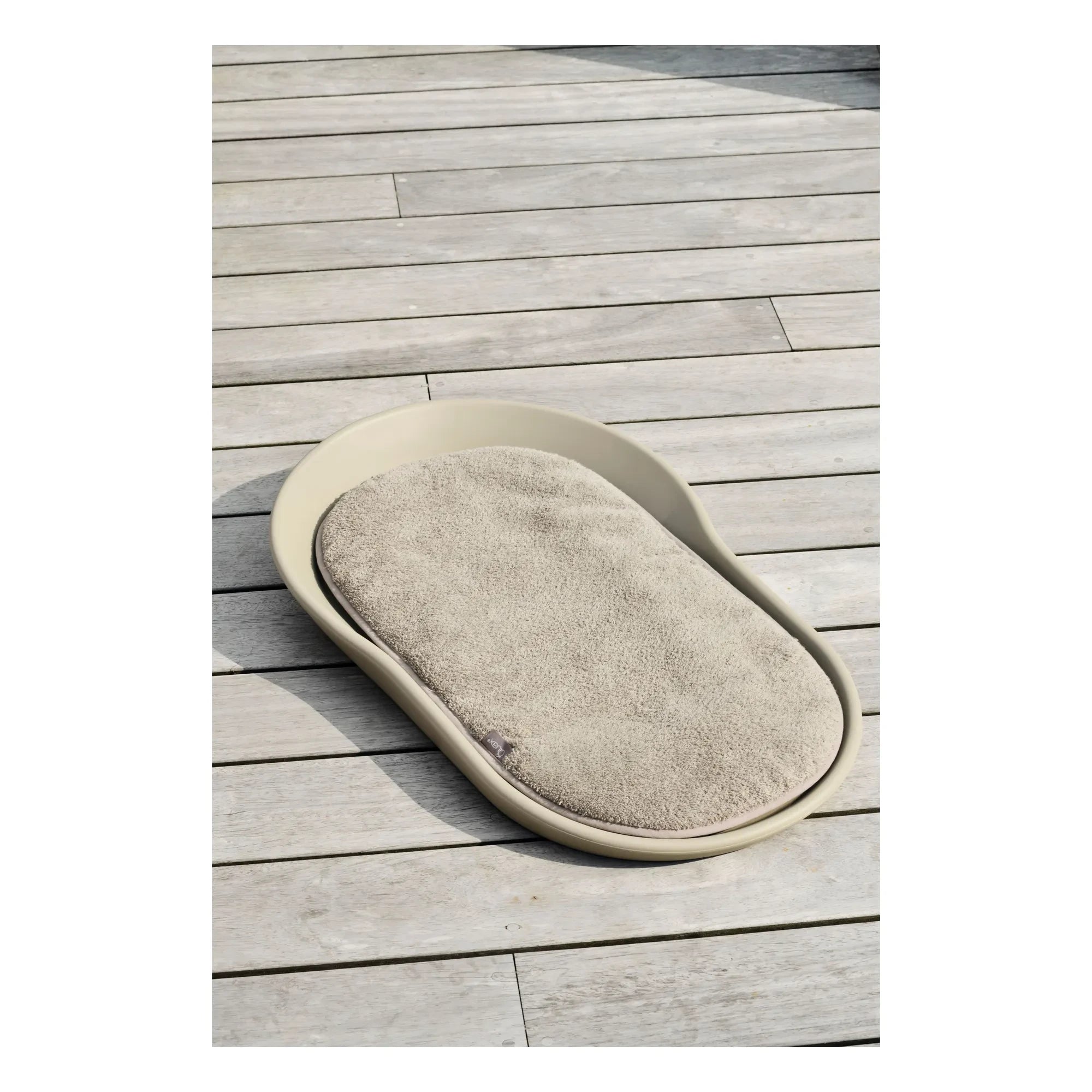 Quax - Almohada Mamee Terry | Gris verdoso