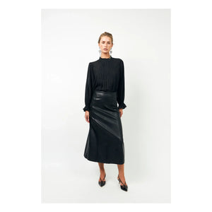 Lollys Laundry - Blusa de algodón Presley | Negro