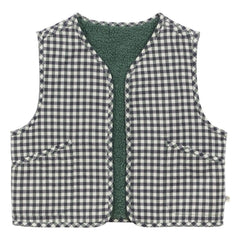 Arsène et Les Pipelettes - Chaqueta Reversible Giulia Sherpa | Verde