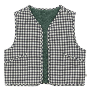 Arsène et Les Pipelettes - Chaqueta Reversible Giulia Sherpa | Verde