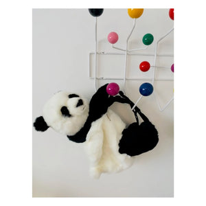 Wild & Soft - Mochila panda | Negro/Blanco