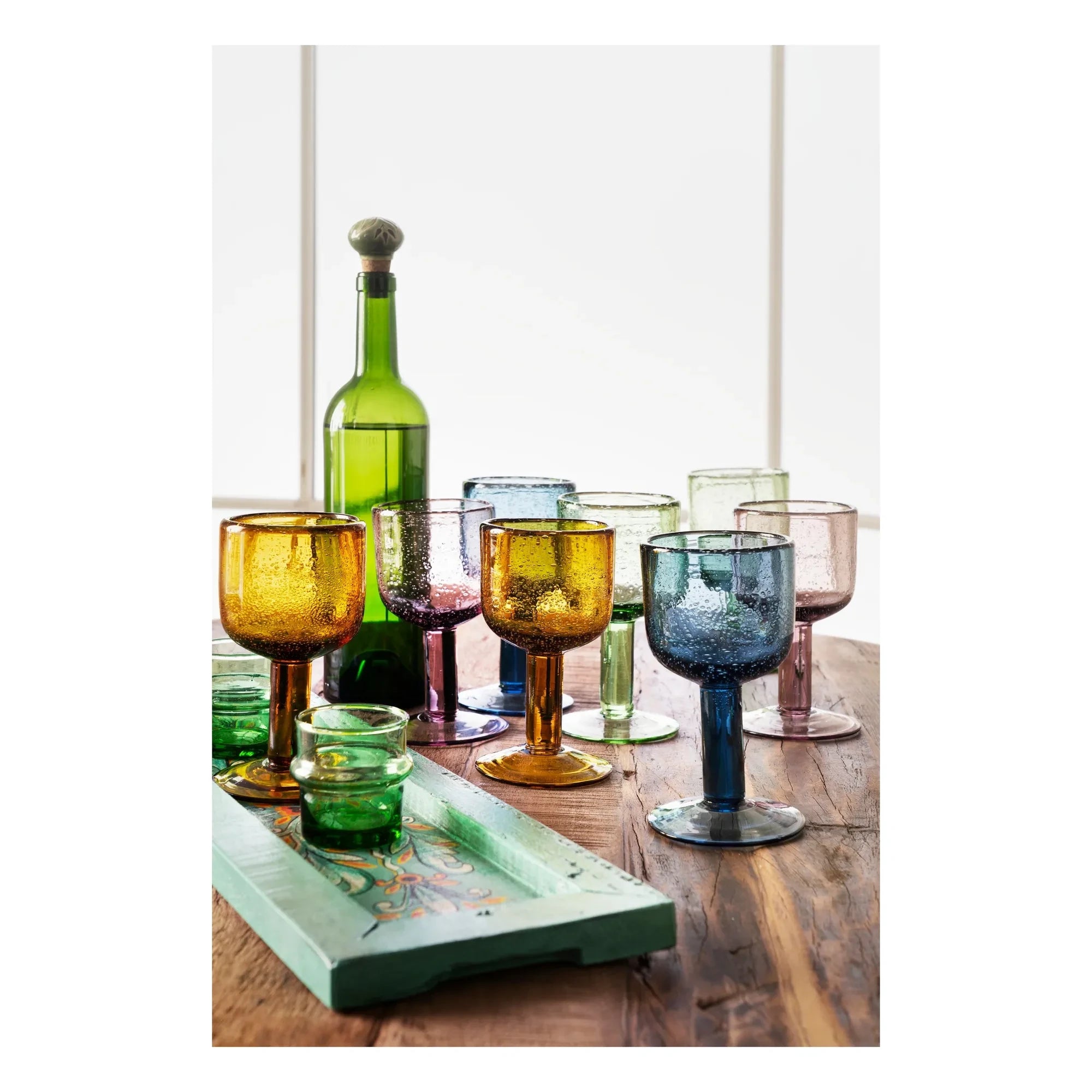 Madam Stoltz - Copa de vino verde