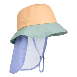 Liewood - Sombrero Damona de bloques de color con protección UV | Lavender