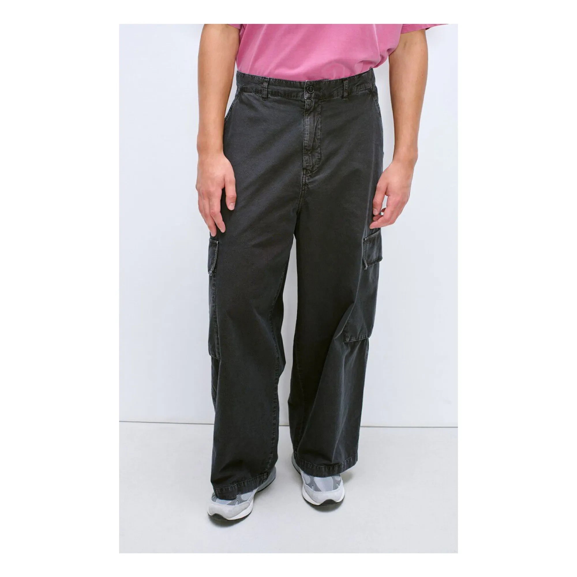 American Vintage - Pantalones de algodón Tysco | Gris Oscuro