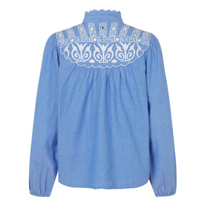 Lollys Laundry - Lia Pamuk Bluz | Mavi