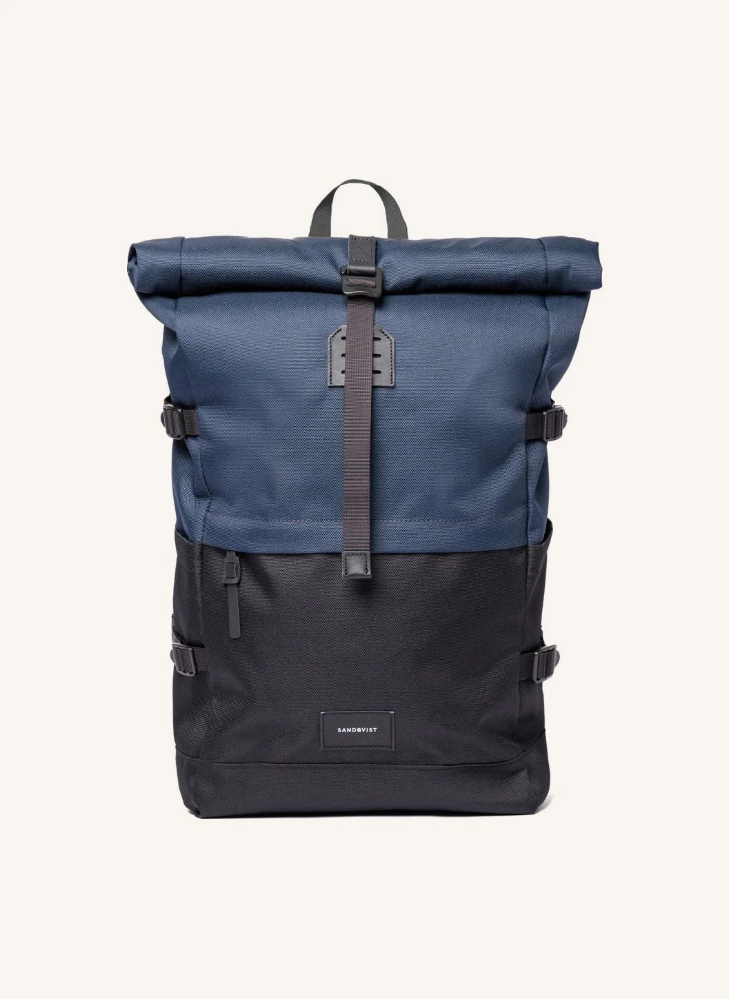 Sandqvist - Mochila Bernt | Azul Oscuro - Negro