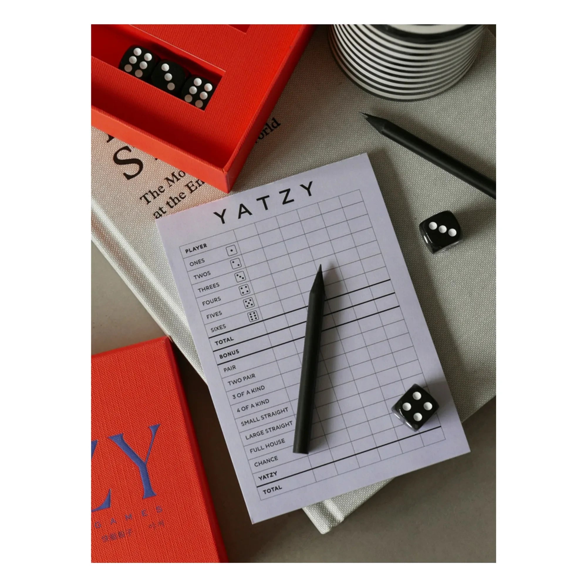 PrintWorks - Juego de Yatzy | Rojo