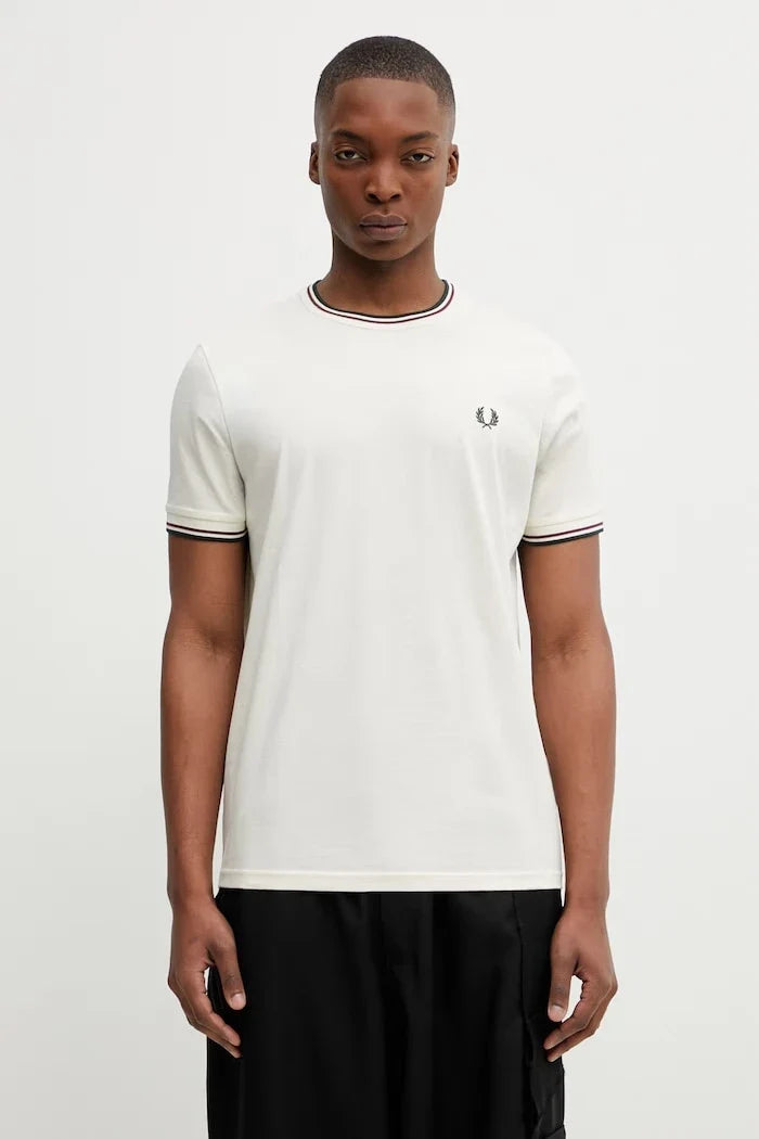 Camiseta de algodón para hombre Fred Perry