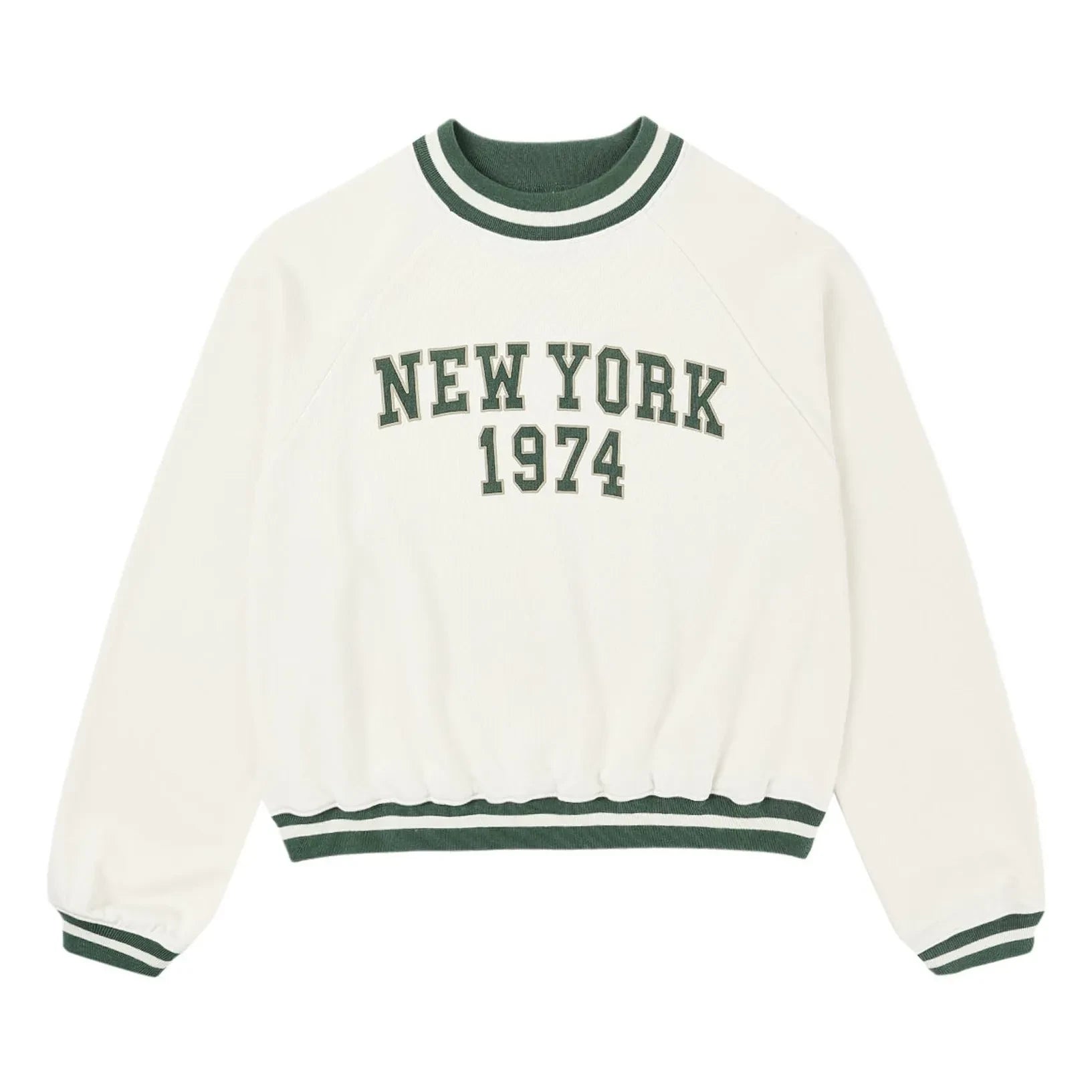 Rylee + Cru - Sudadera raglán New York | Crudo
