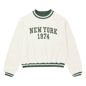 Rylee + Cru - Sudadera raglán New York | Crudo
