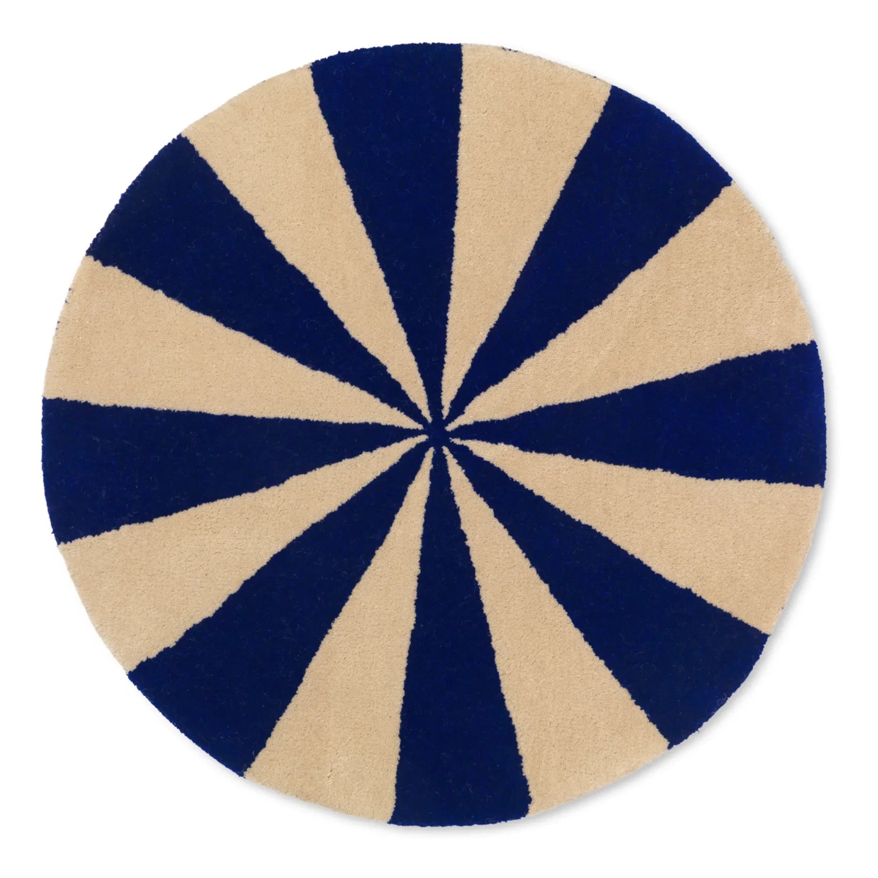 Ferm Living Kids - Alfombra con mechones Arch | Azul