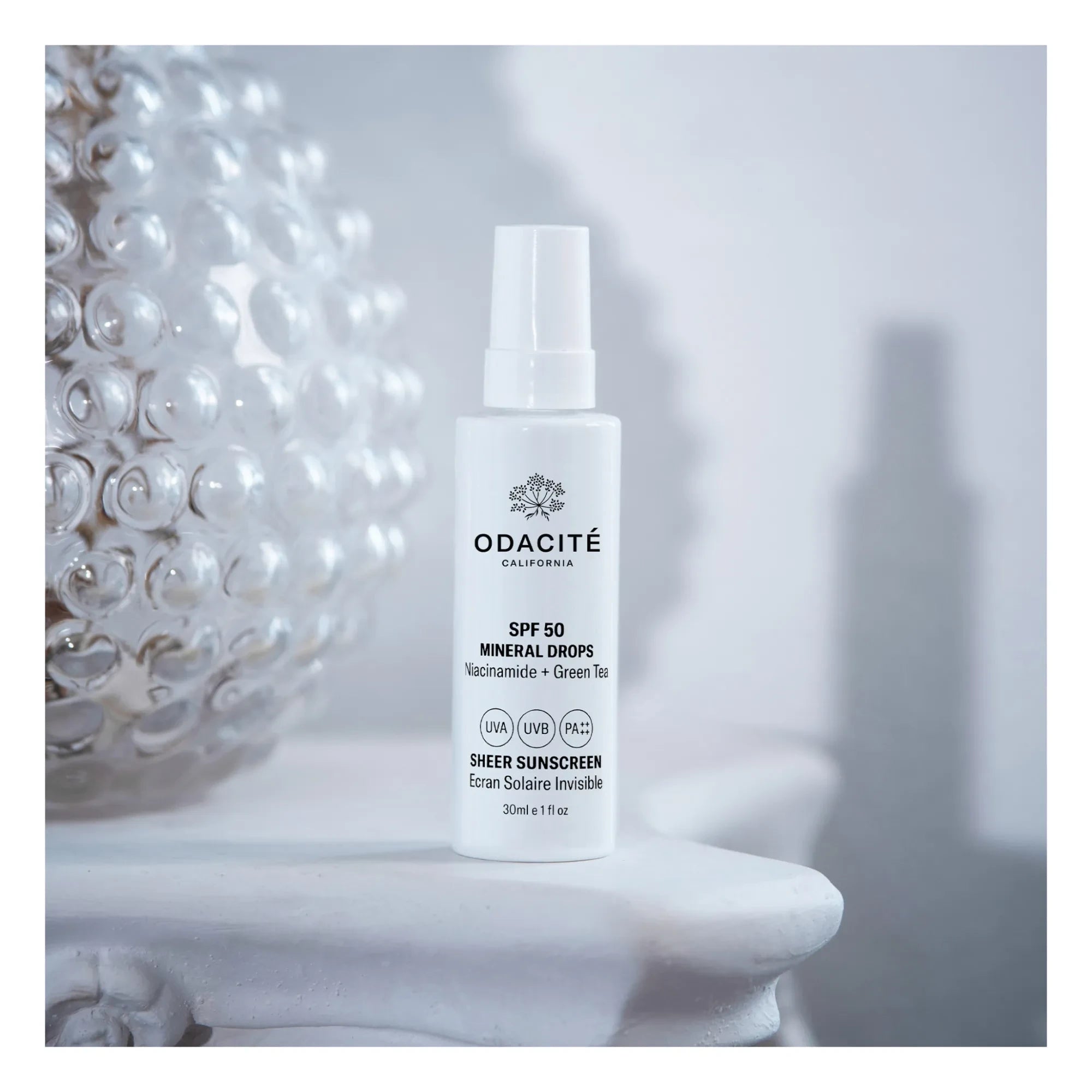 Odacité - Gotas Minerales Protector Solar Transparente SPF50 - 30 ml