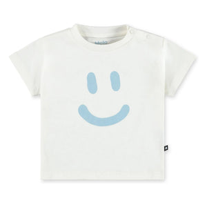 Molo - Camiseta de algodón orgánico Enzo Smile | Blanco