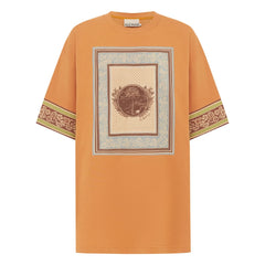 Alémais - Camiseta de algodón orgánico Alberta | Naranja