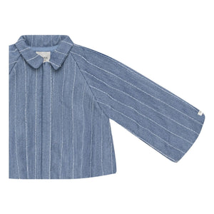 Donsje - Chaqueta a rayas Cyran | Azul denim