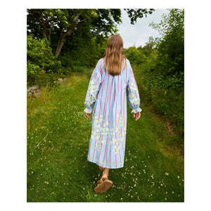 SISSEL EDELBO - Vestido de rayas Elisabeth | Azul
