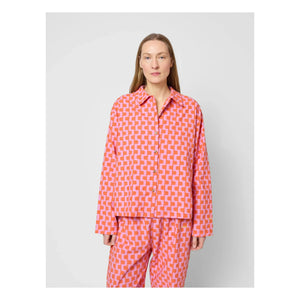 Bobo Choses - Organik Pamuklu Desenli Pijama - Kadın Koleksiyonu | Mor