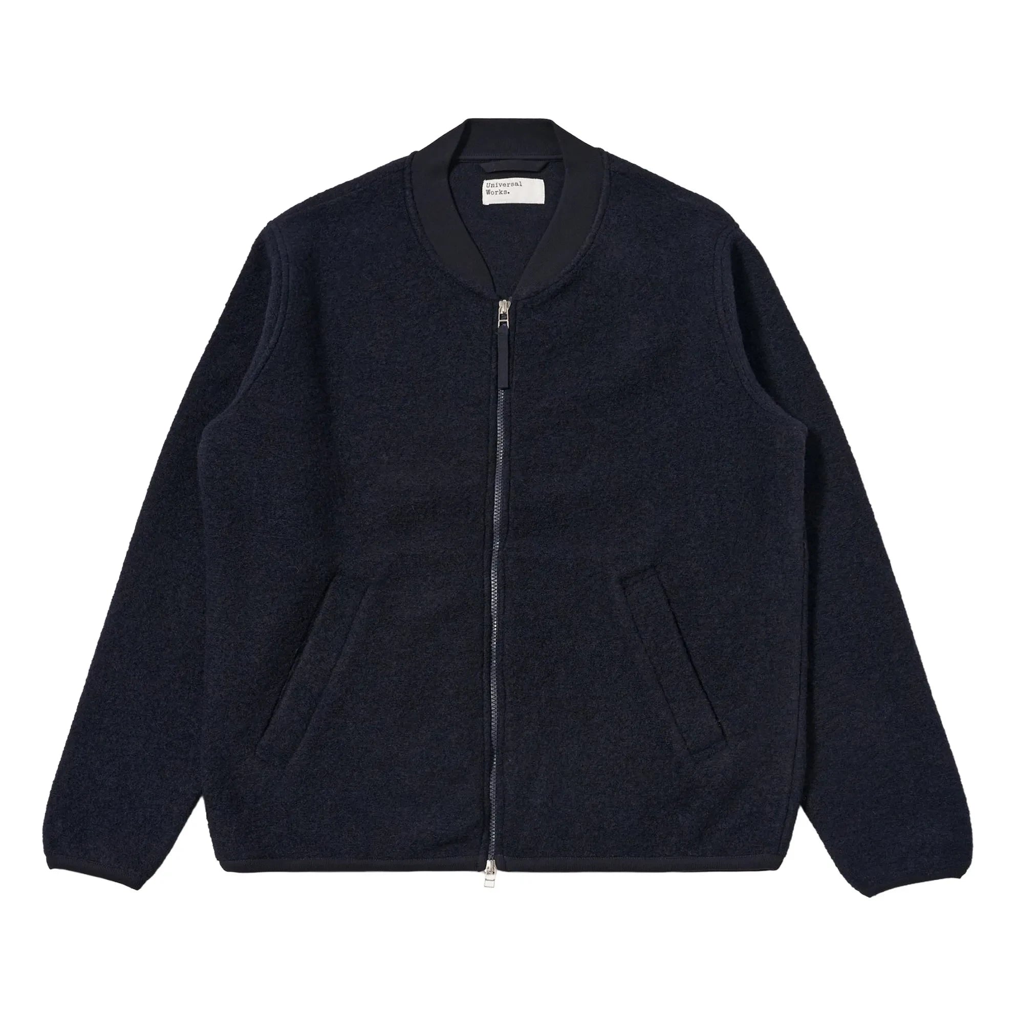 Universal Works - Cazadora bomber con cremallera | Azul marino