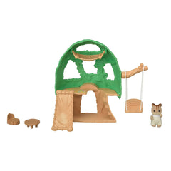 Sylvanian Families - Casita de Bebés y Muñeca Ardilla Bebé