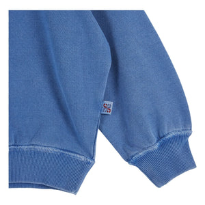 Emile et Ida - Organik pamuk düz sweatshirt | Mavi