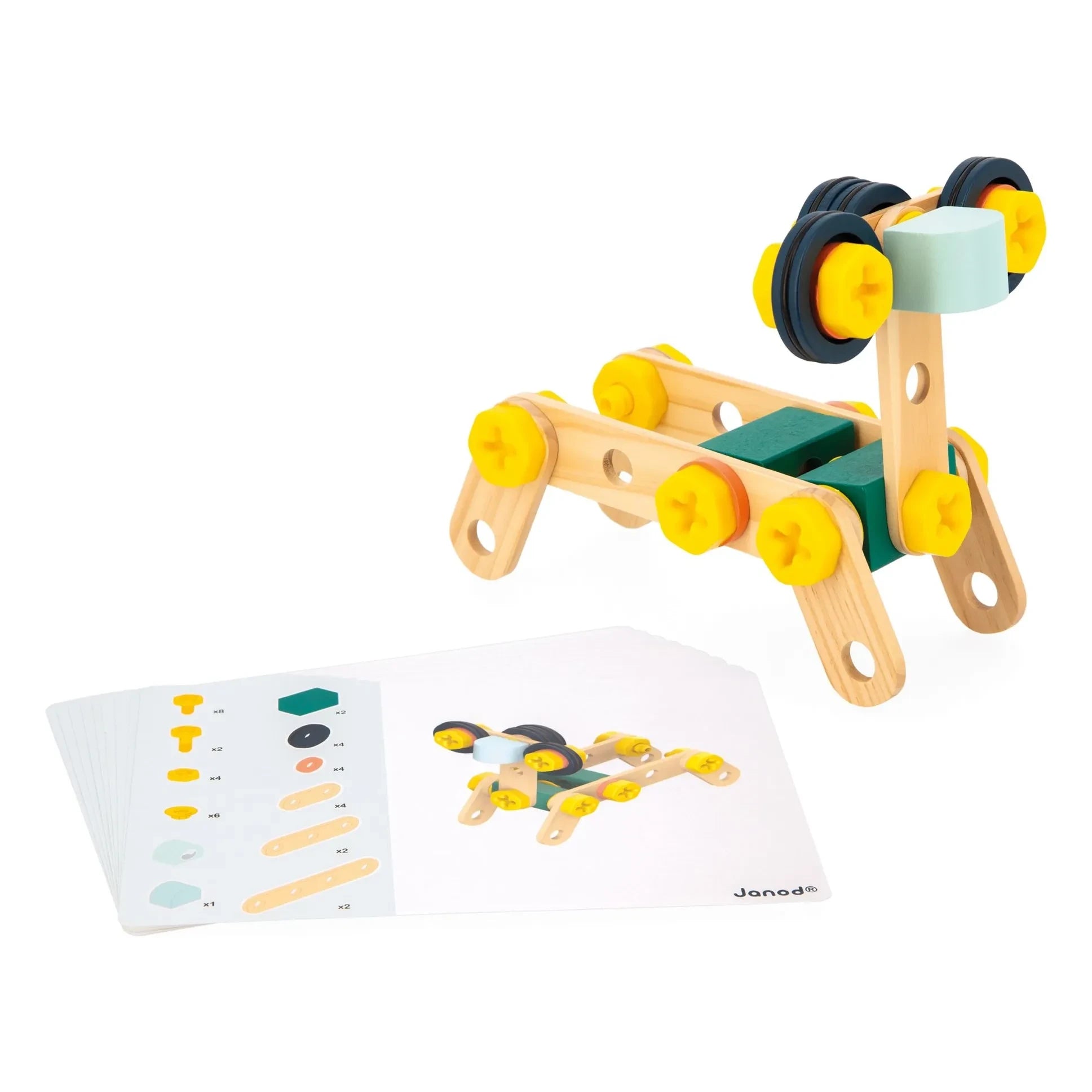Janod - Brico'Kids Barril - 50 piezas