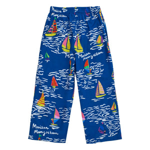 Maison Mangostan - Pantalones Sails | Azul marino
