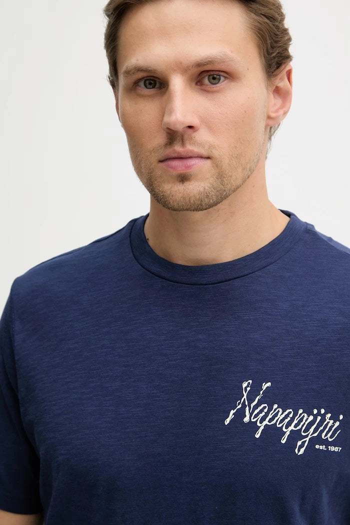 Camiseta de algodón para hombre Napapijri S-ELIOR
