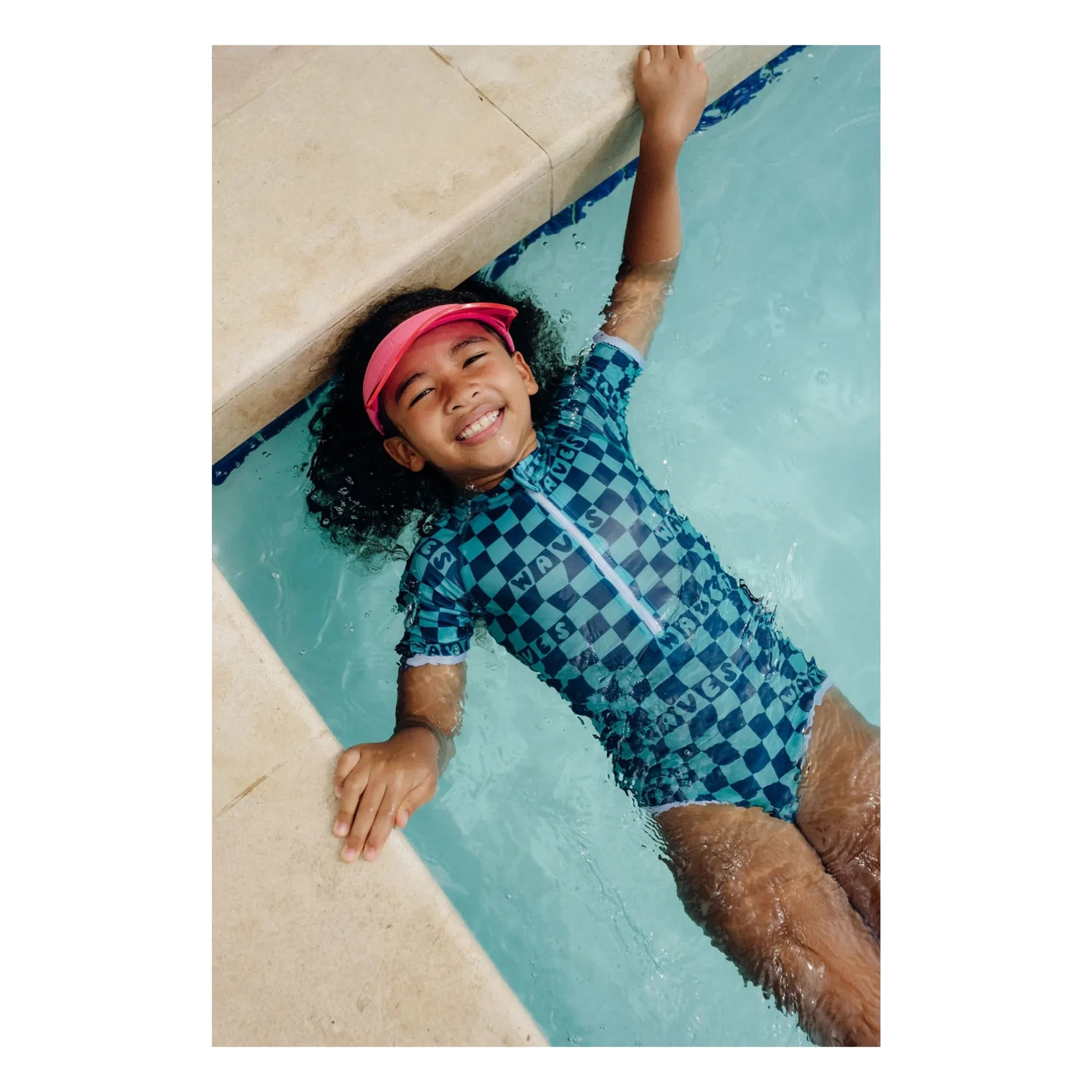Beach & Bandits - Bañador con Protección UV de Fibra Reciclada Waves | Verde Menta