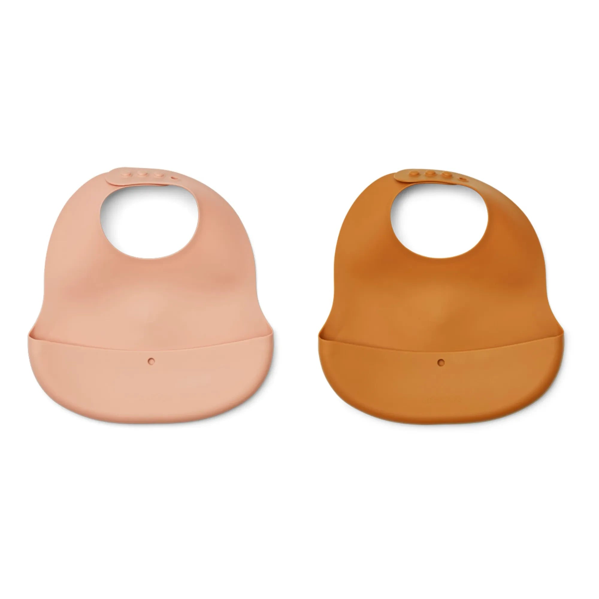 Liewood - Baberos de Silicona Ember - Set de 2 | Rosa