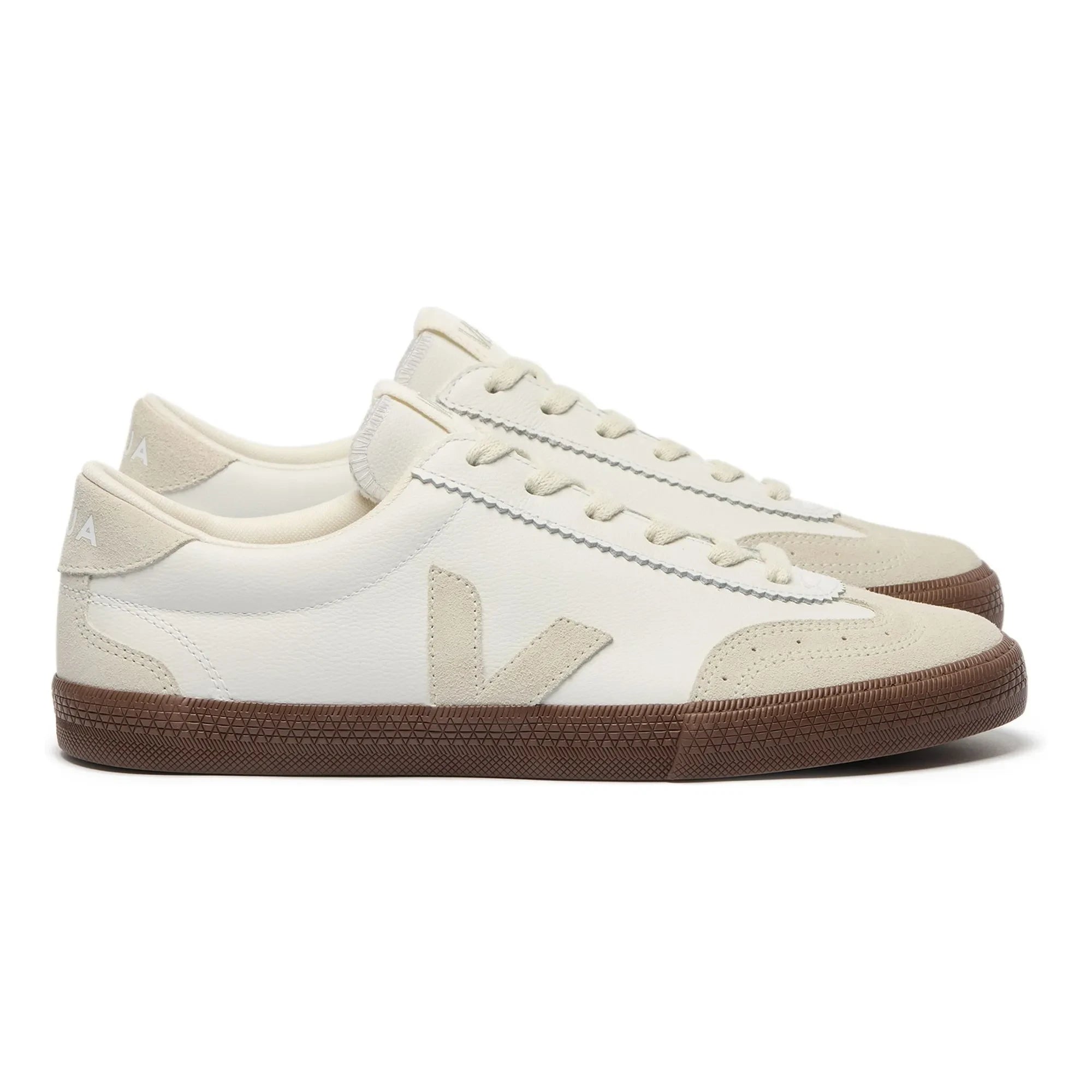 Veja - Zapatillas Voley Cuero O.T. | Blanco