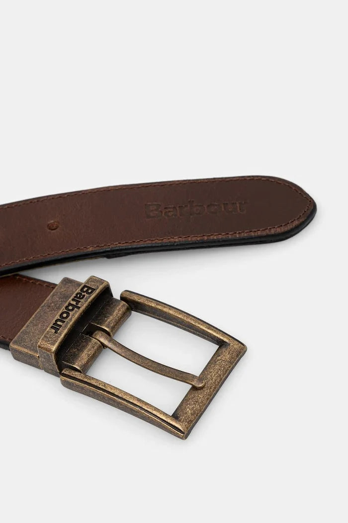 Cinturón de cuero Barbour para hombre