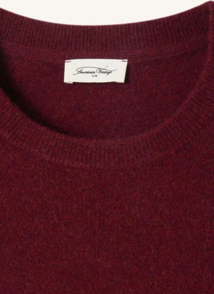 American Vintage - Suéter de lana Raxow | Granate