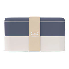 Monbento - MB Original Fiambrera Bento de Doble Compartimento Hermético | Azul