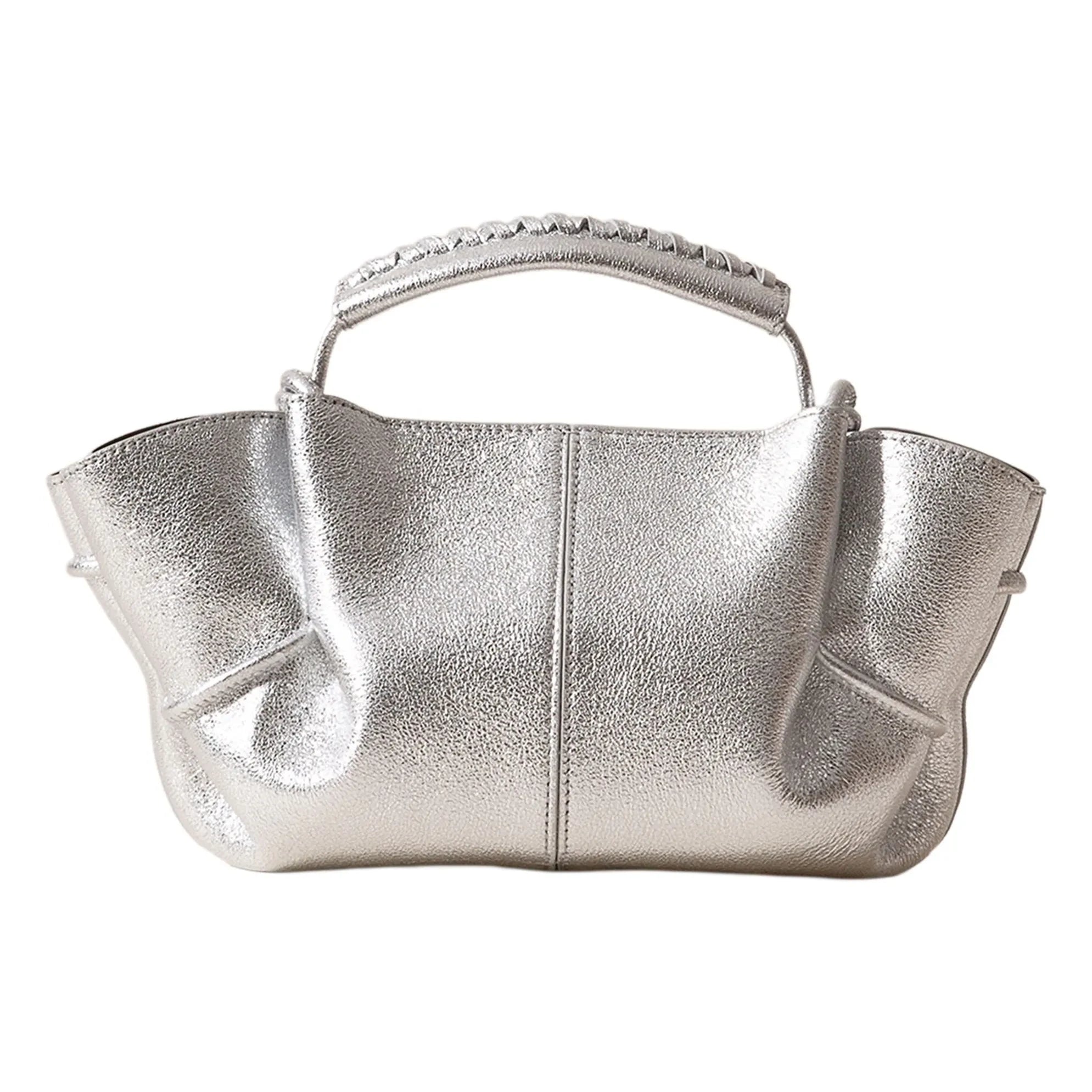 Hereu - Bolso Mini Metallic Arta | Plateado