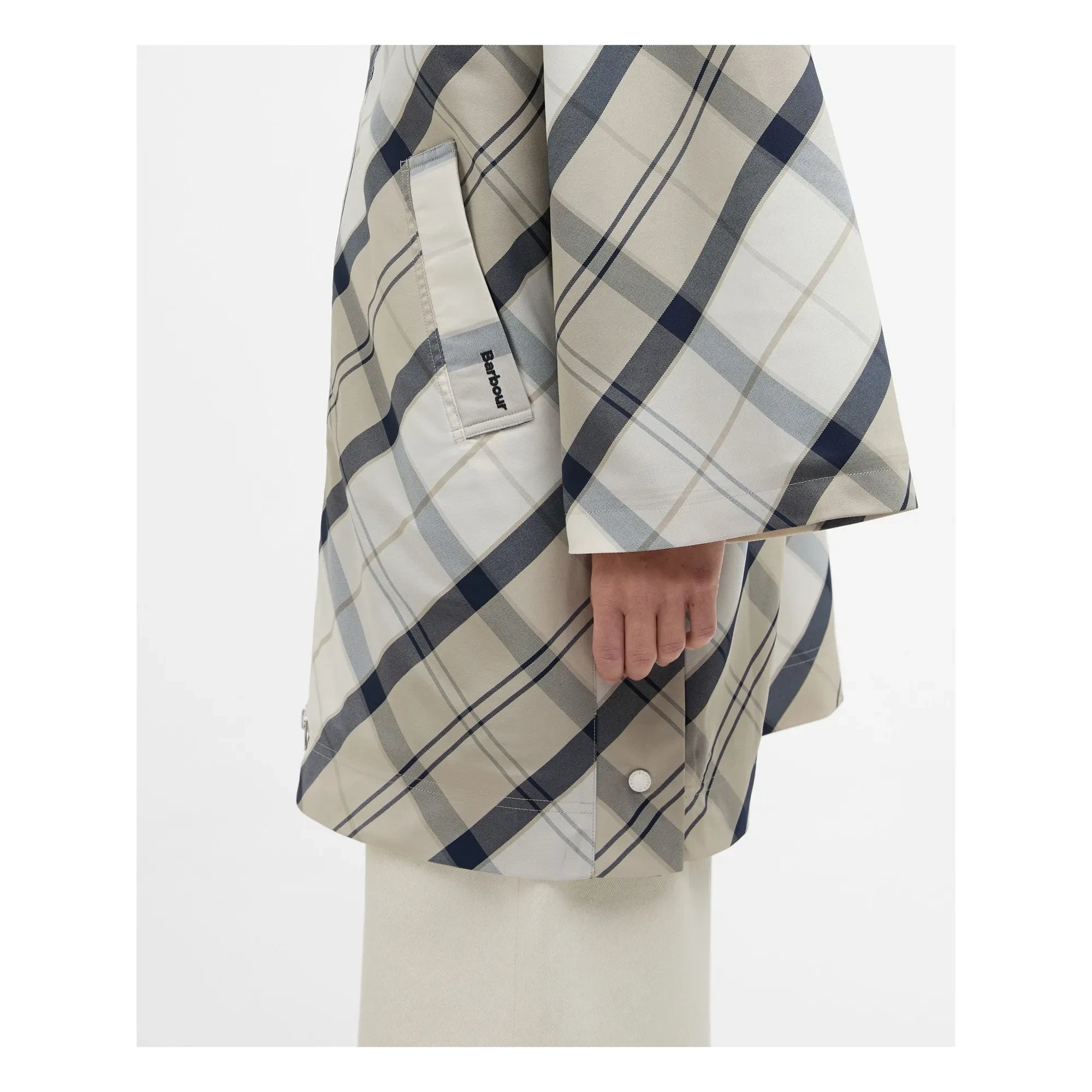 Barbour - Chaqueta impermeable Kinsale Tartan | Gris