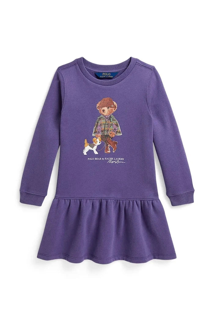 Vestido de punto de algodón Polo Ralph Lauren
