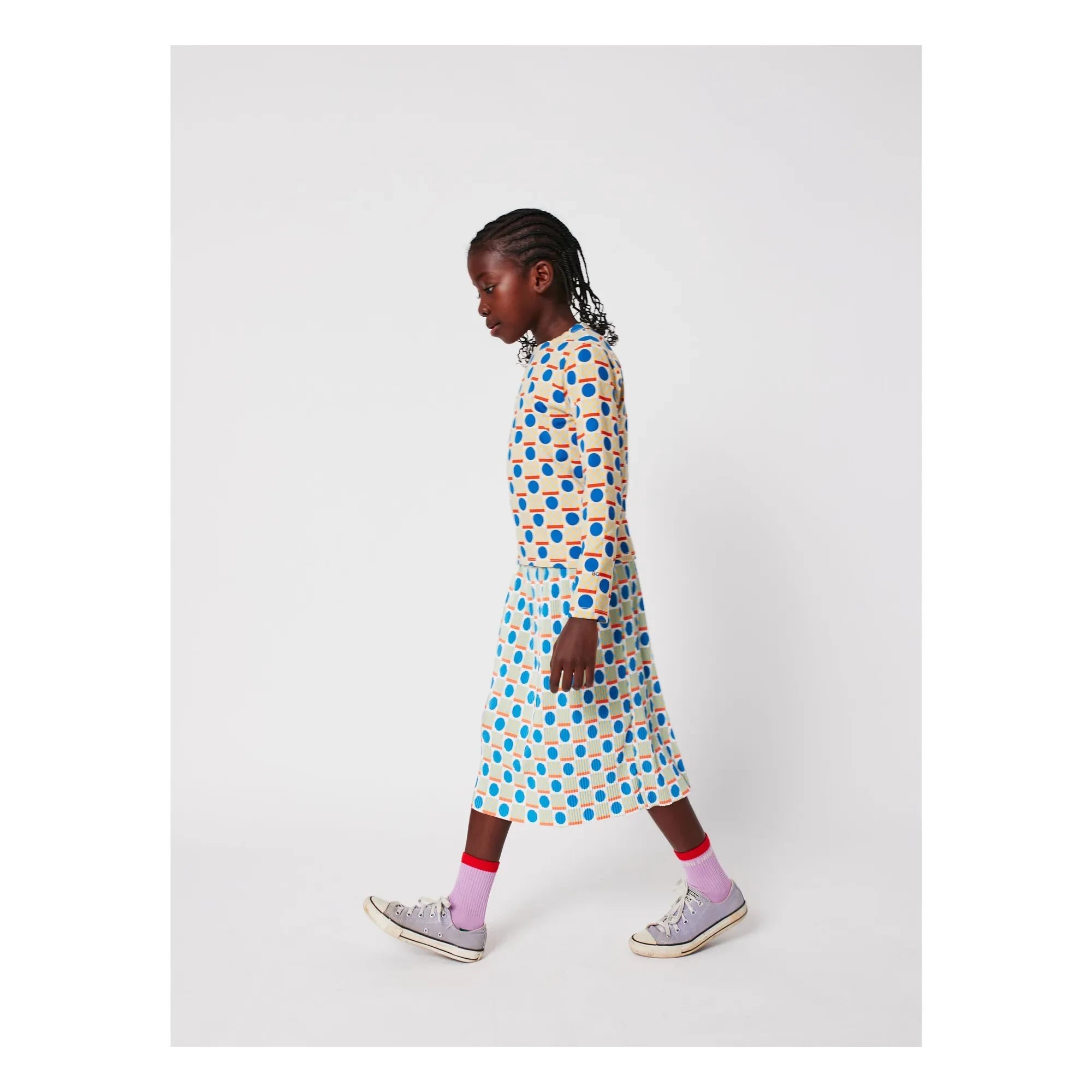 Bobo Choses - Camiseta geométrica de algodón orgánico | Crudo