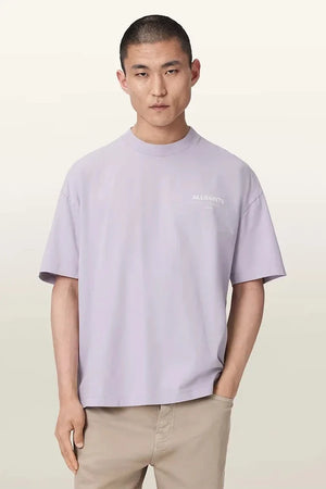 Camiseta extragrande de algodón para hombre AllSaints
