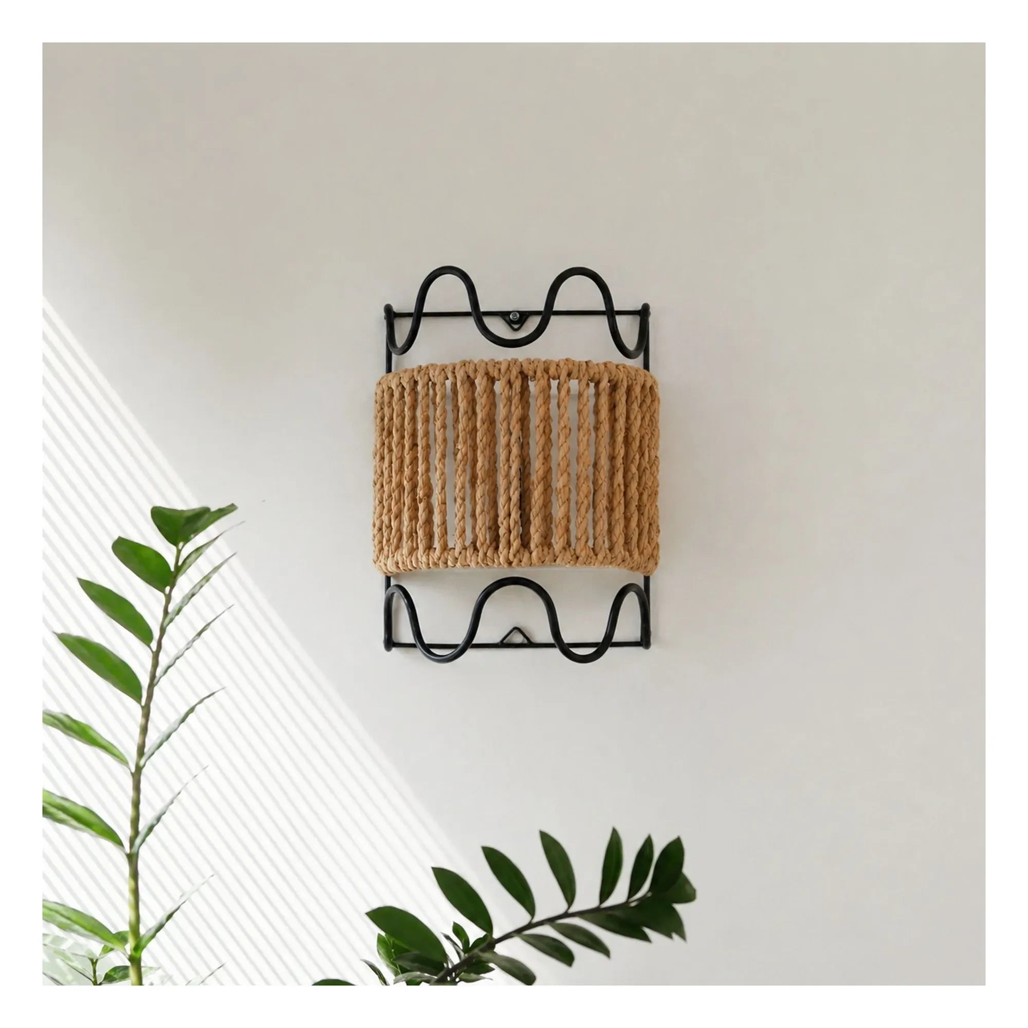 Honoré - Aplique de pared metálico Rafya y Dolores | Negro