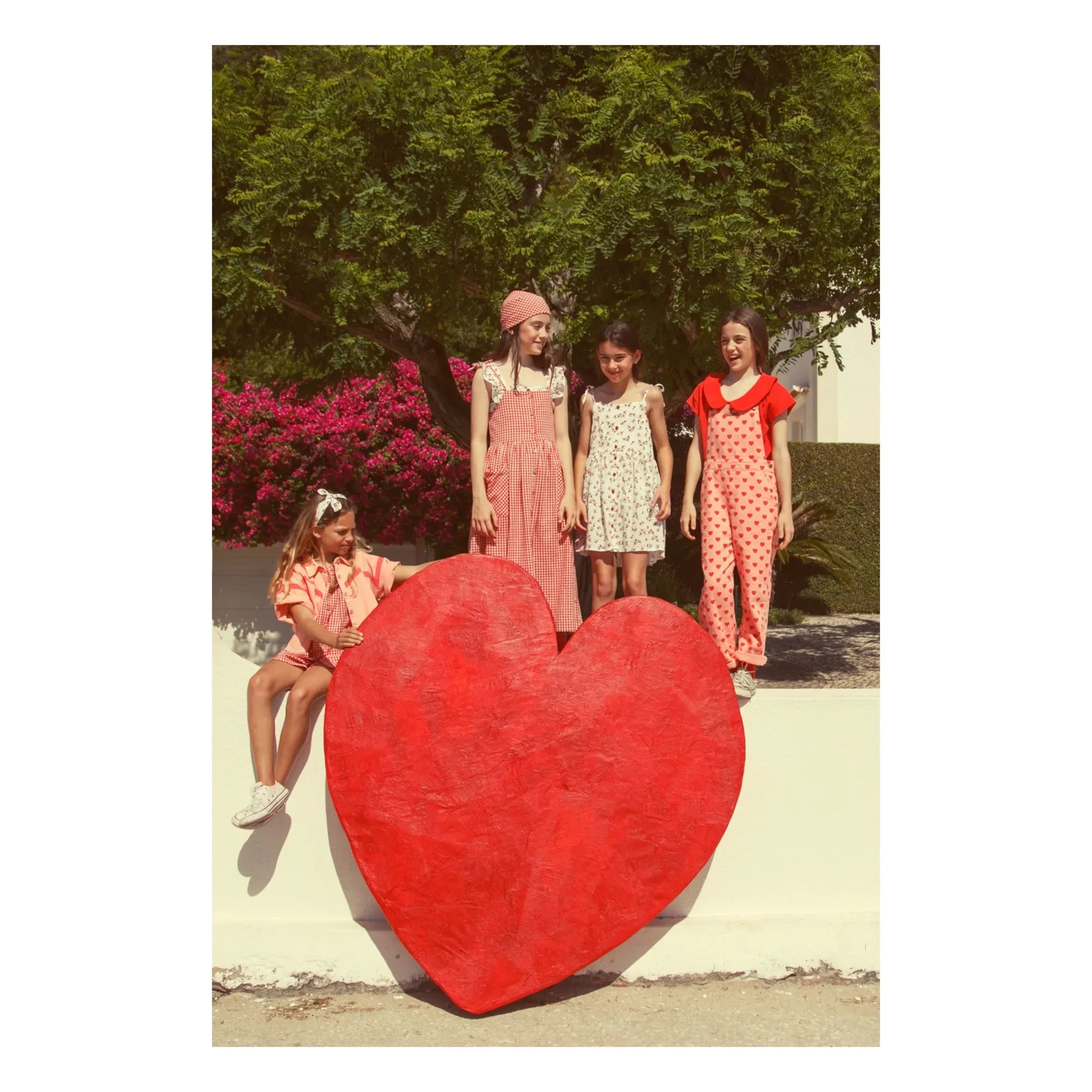 Piupiuchick - Camiseta de algodón orgánico Amour Eponge | Roja