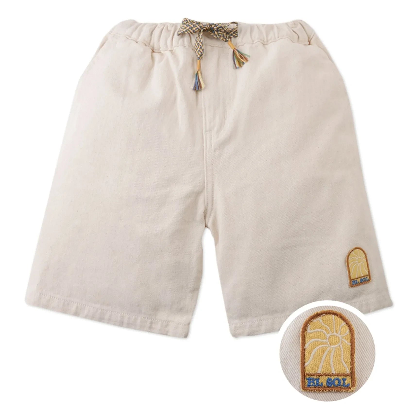 Gingersnaps - Cosmo Bermudas bordadas | Crudo