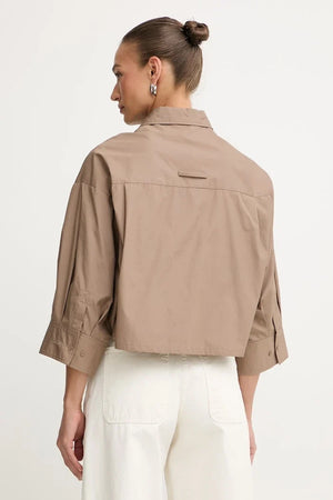 Camisa de algodón para mujer Max&Co. MCOVELOCE