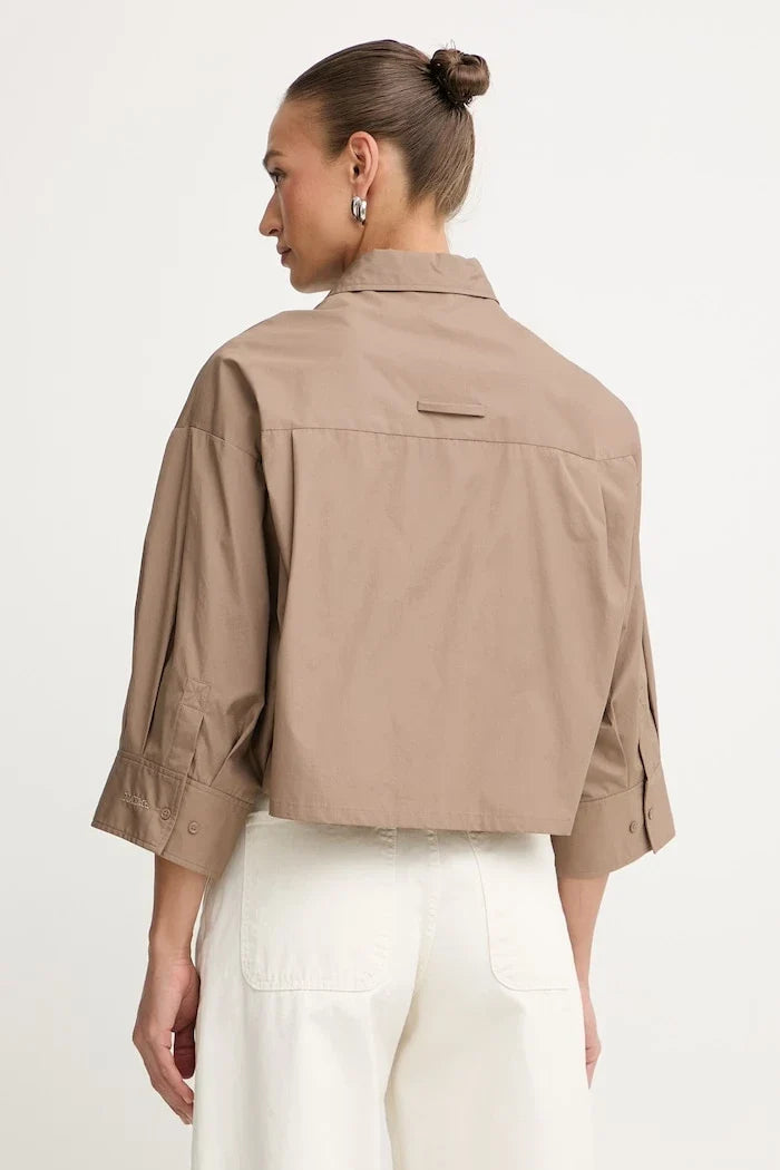 Camisa de algodón para mujer Max&Co. MCOVELOCE