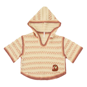 Zimmermann - Organik Pamuk Tığ İşi Kapüşonlu Sweatshirt | Krem