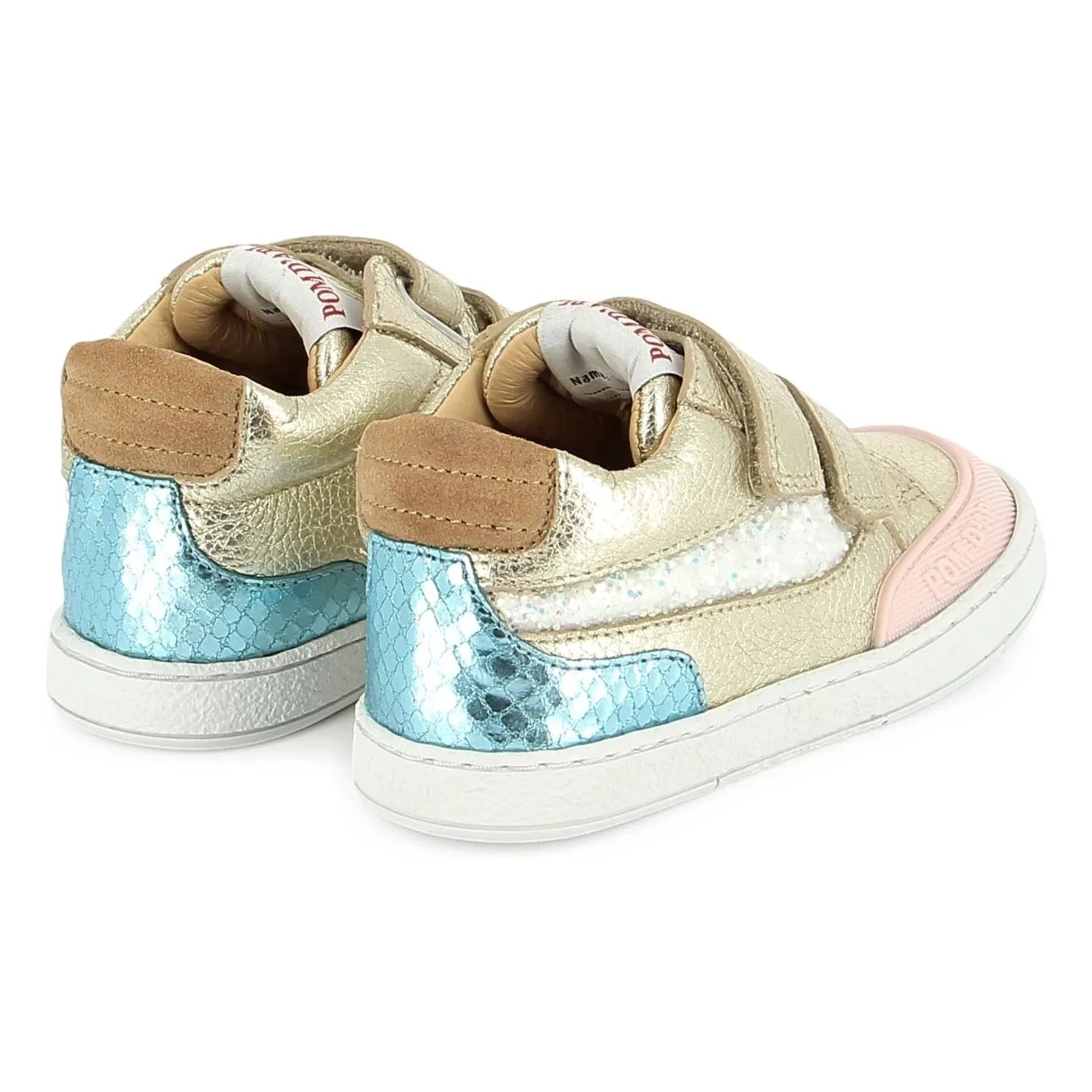 Pom d'Api - Zapatilla de espuma Backy | Dorado