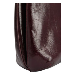 BY FAR - Bolso de cuero Amber Folio | Burdeos