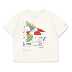 Konges Sløjd - Camiseta Famo Out Of Office Algodón orgánico | Crudo