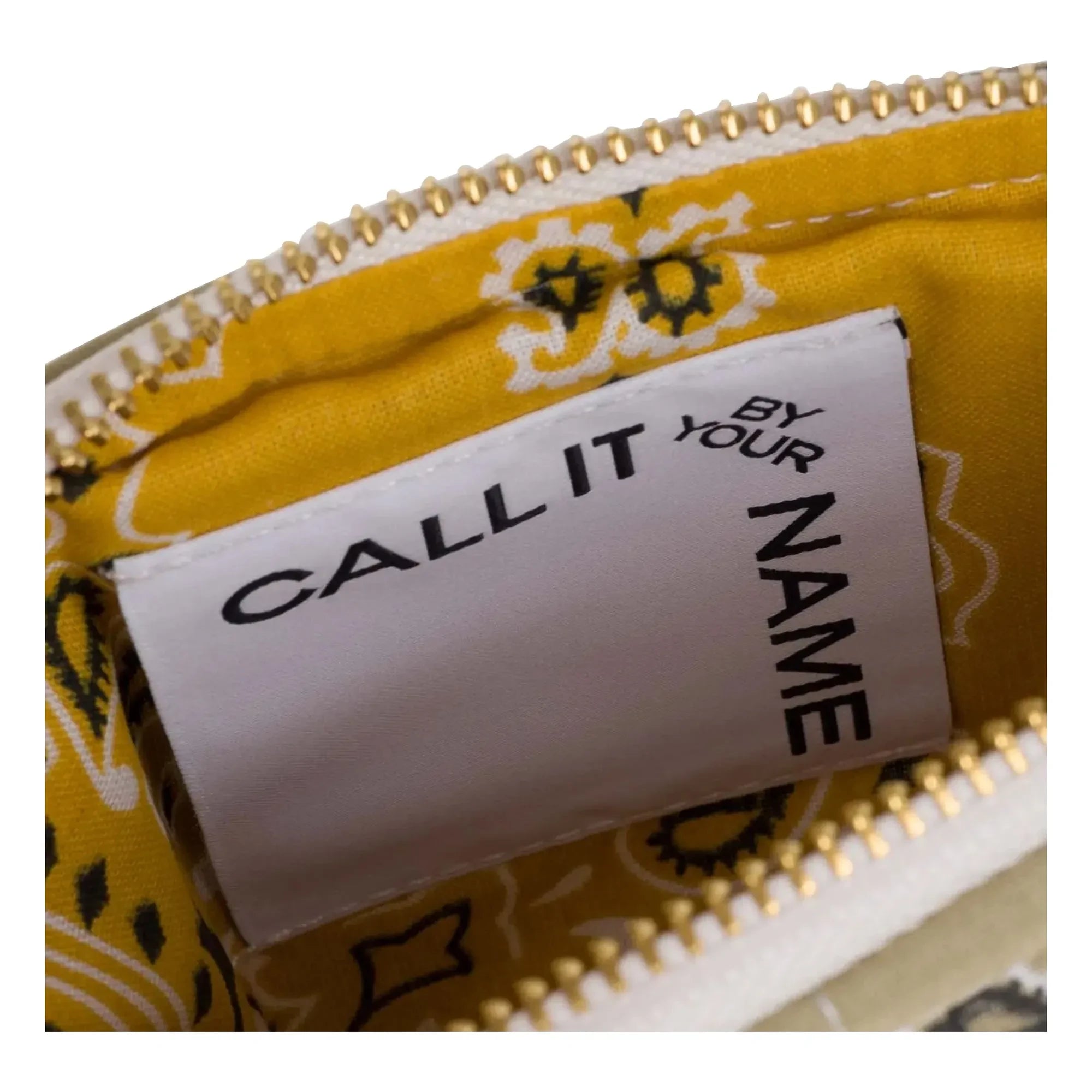 Call it by your name - Funda de corcho con mini cremallera | Beige