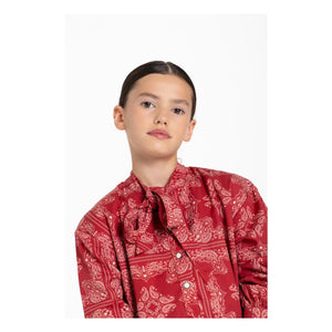 Cien Piezas - Vestido Romy Bandana | Rojo oscuro