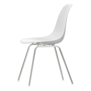 Vitra - Silla DSX Plástico - estructura cromada - Charles & Ray Eames | Blanca